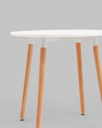 Стол круглый Рокки Нев Д=80 белый / New D=80_3