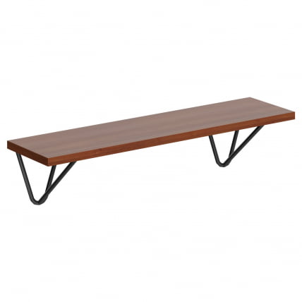 Полка навесная CОФФЕЕ СХ-1-ВИРЕ Орех Французский / COFFEE SH-1-WIRE_0