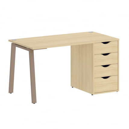 Стол письменный ХОМЕ ОФФИCЕ ВР.СП-3-138.4.А Акация Лорка/Мокко металл / HOME OFFICE VR.SP-3-138.4.A_0