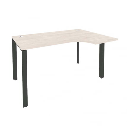 Стол эргономичный правый на П-образном м/к ОНИКС О.МП-СА-2Р Денвер Светлый/Антрацит / ONIX O.MP-SA-2R_0