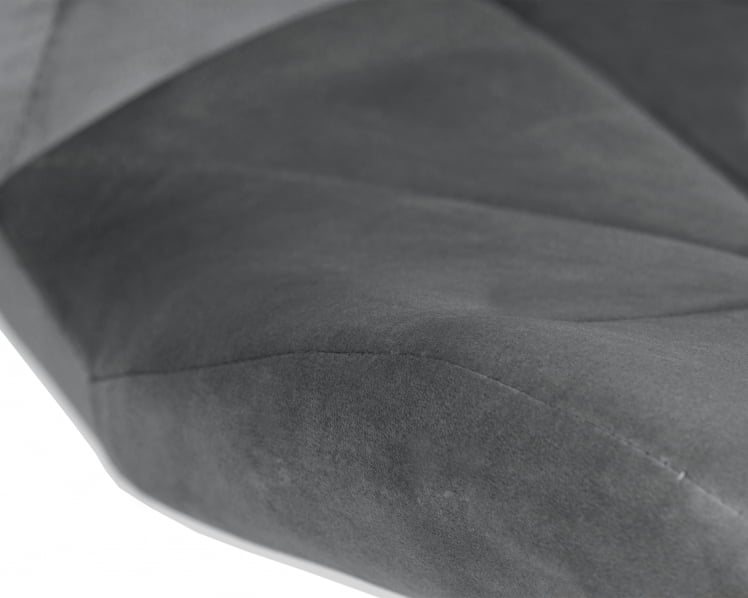 Стул барный ДОБРИН БАРНИ БЛАCК (серый велюр (МДЖ9-75)) / DOBRIN BARNY BLACK (MJ9-75))_7