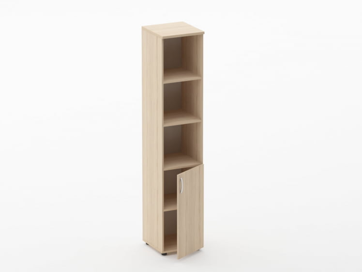 Шкаф высокий полуоткрытый Глассй 6.19.12Пр Туя / Glassy_1