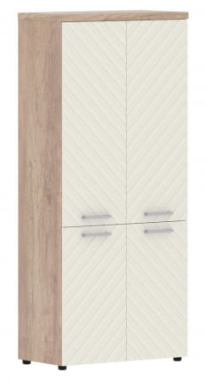 Шкаф с глухими средними и малыми дверьми Торр ЛУКС ТЛХC 85.3 Дуб Каньон Латте / Torr LUX TLHC_0