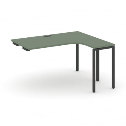 Стол-приставка к опорной тумбе/шкафу (правый) CОНCЕПТ CН.ОСАПР-005(Р) Кобо Черный / CONCEPT CN.OSAPR-005(R)_0