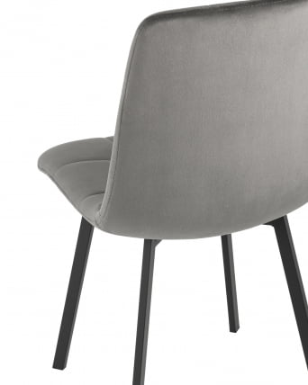 Стул Чиллй велюр антрацитовый 2 шт. / Chilly_6