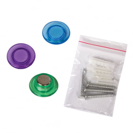 Доска магнитно-маркерная стеклянная БРАУБЕРГ 60х90 см Белая / BRAUBERG_1