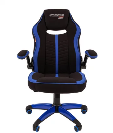 Кресло геймерское CХАИРМАН ДРАЙВ (ГАМЕ) 19 Синий-черный / CHAIRMAN (GAME)_1