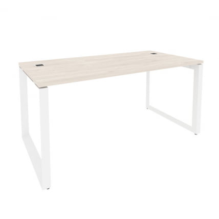 Стол рабочий руководителя на О-образном м/к ОНИКС О.МО-СРР-4.8 Денвер Светлый/Белый / ONIX O.MO-SRR-4.8_0