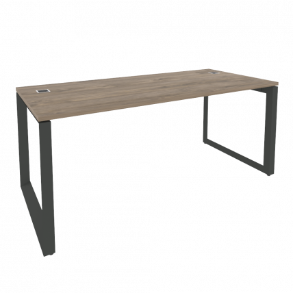 Стол рабочий руководителя на О-образном м/к ОНИКС О.МО-СРР-5.8 Тиквуд Темный/Антрацит / ONIX O.MO-SRR-5.8_0