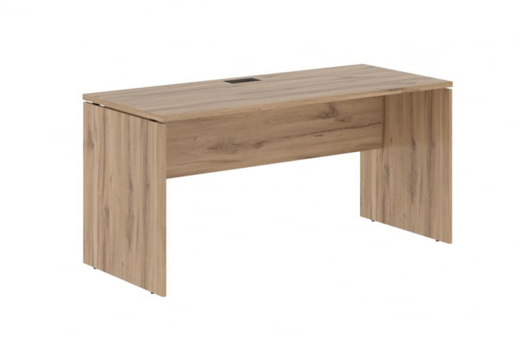 Стол письменный ЕДИС ЕДСТ 1567 Дуб Денвер светлый Черный / EDIS EDST_0