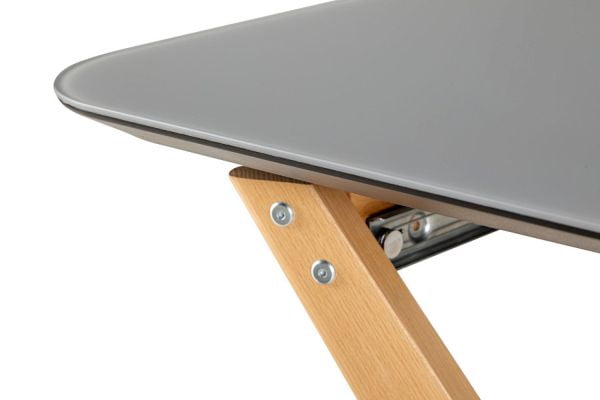 Стол раскл. Нарвик Гласс 120-150 Аутоматиc Натур/Дэрк матте гласс / Glass Automatic Natur/Dark matte glass_11