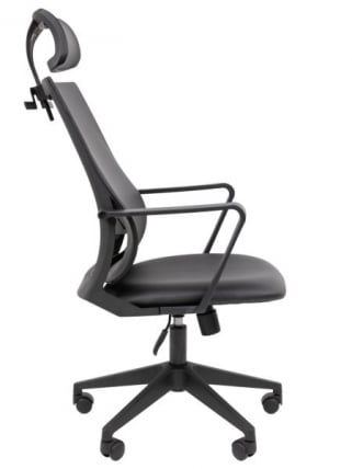 Кресло руководителя Чаирман 545 экокожа Черный / Chairman_10