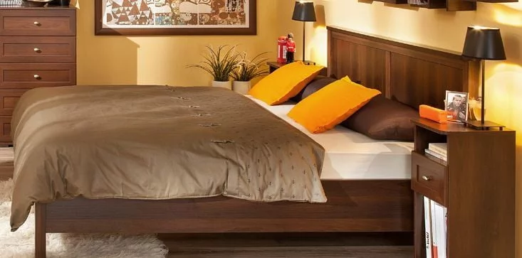 Кровать (1400) Шерлоcк 43 Орех шоколадный (спальня) / Sherlock_3