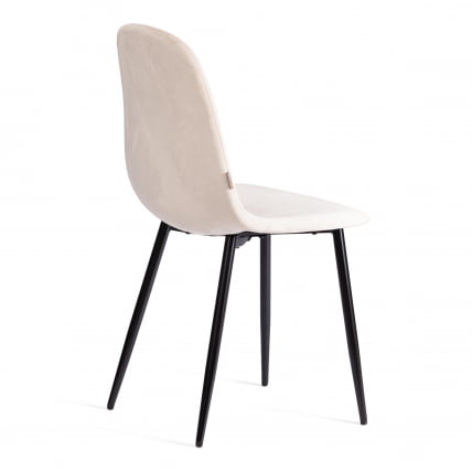 Стул БРЕЕЗЕ (мод. ДЖСC-58) Велюр/металл , 44 х 53 х 86 см, беиге (бежевый) ХЛР2 / черный / BREEZE (mod. JSC-58) beige HLR2_2