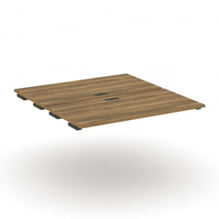 Двойной стол-приставка к двум опорным тумбам/шкафам CОНCЕПТ CН.ДСПР-006 Сандал Янтарный Антрацит / CONCEPT CN.DSPR-006_0