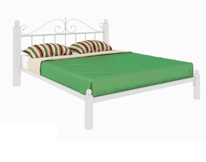 Кровать Диана Лукс 1400х2000 Белая / Lux_0