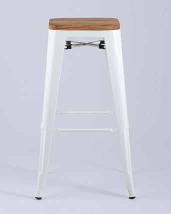 Стул барный ТОЛИКС ВООД Белый глянцевый / TOLIX WOOD_3