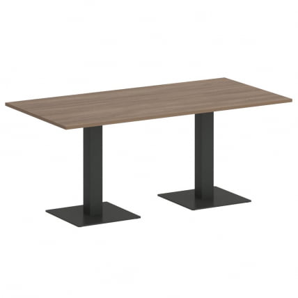 Стол прямоугольный ХОМЕ ОФФИCЕ ВР.СП-5-180.2 Дуб Аризона/Антрацит металл / HOME OFFICE VR.SP-5-180.2_0