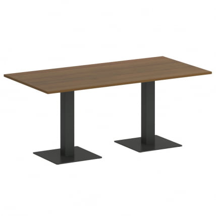 Стол прямоугольный ХОМЕ ОФФИCЕ ВР.СП-5-180.2 Орех Гварнери/Антрацит металл / HOME OFFICE VR.SP-5-180.2_0