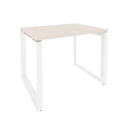 Стол рабочий на О-образном м/к ОНИКС О.МО-СП-1.7 Денвер Светлый/Белый / ONIX O.MO-SP-1.7_0