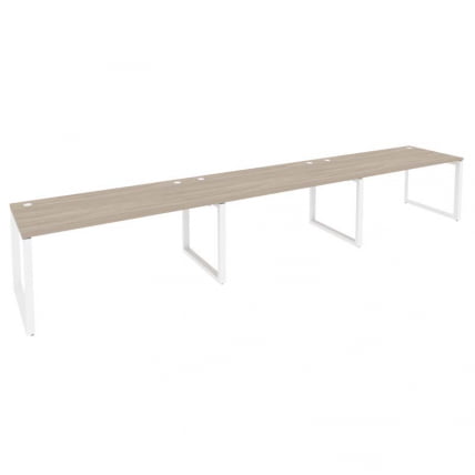 Рабочая станция на О-образном м/к ОНИКС О.МО-РС-3.4.8 Дуб Аттик/Белый / ONIX O.MO-RS-3.4.8_0