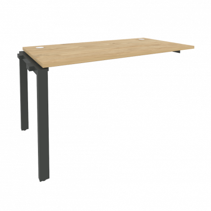 Наборный элемент рабочей станции на П-образном м/к ОНИКС О.МП-1.НРС-3.7 Тиквуд Светлый/Антрацит / ONIX O.MP-1.NRS-3.7_0