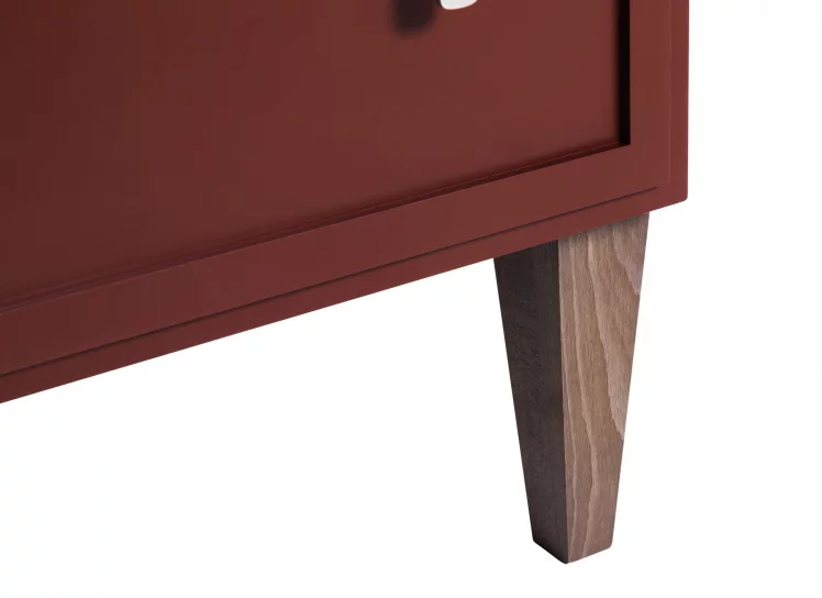 Комод 3 ящика Нортон (К) Кармин / Norton_5