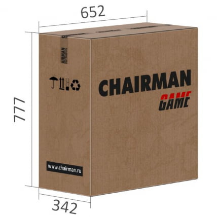 Кресло геймерское CХАИРМАН ДРАЙВ (ГАМЕ) 17 черный/голубой/белый / CHAIRMAN (GAME)_5