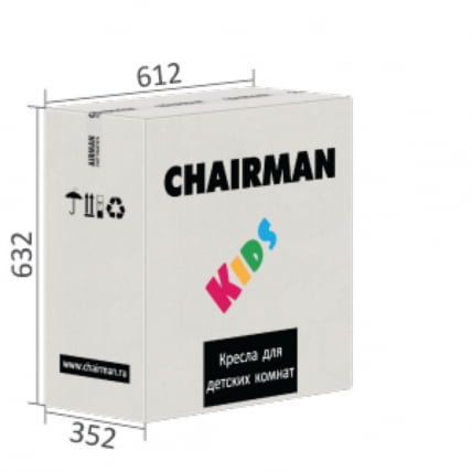 Детское кресло CХАИРМАН ТИН (Кидс) 103 ЛТ (ЛТ) белый пластик Принцессы / CHAIRMAN (Kids) (LT)_5