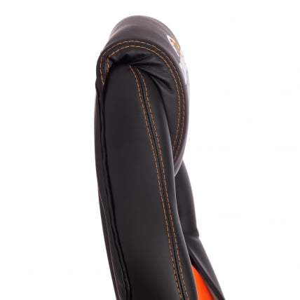 Кресло ДРИВЕР (22) кож/зам/ткань, черный/оранжевый, 36-6/ТВ-07 / DRIVER 36-6/TW-07_11