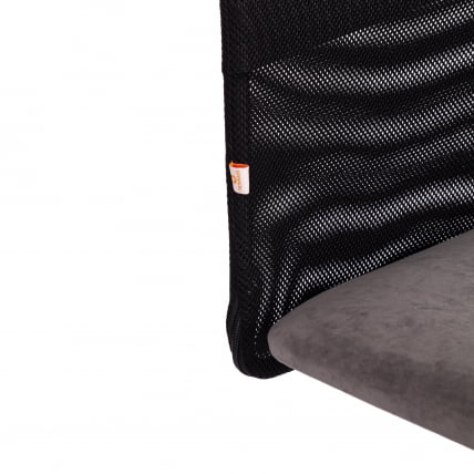 Кресло офисное СТАРТ флок/ткань, серый/черный, 29/В-11 / START 29/W-11_8