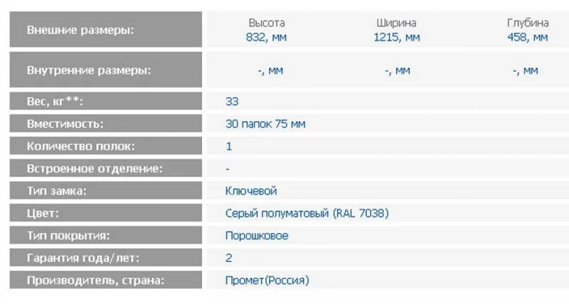 Стальной шкаф АМТ 0812 / AMT_1