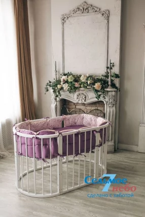 Кровать-трансформер 6-в-1 Меррй Хаппй 01 Белая / Merry Happy_20