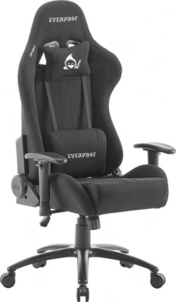Кресло геймерское Еверпроф Гхост Ткань Черный / Everprof Ghost_0