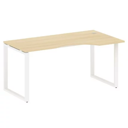 Стол криволинейный правый на О-образном м/к МЕТАЛ СЙСТЕМ БО.СА-1 Пр Акация/Белый / METAL SYSTEM_0