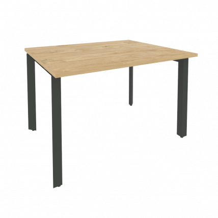 Стол переговорный (1 столешница) ОНИКС О.МП-ПРГ-1.2 Тиквуд Светлый/Антрацит / ONIX O.MP-PRG-1.2_0