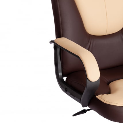 Кресло НЕО 2 (22) экокожа Коричневый/бежевый 36-36/36-34 / NEO_9