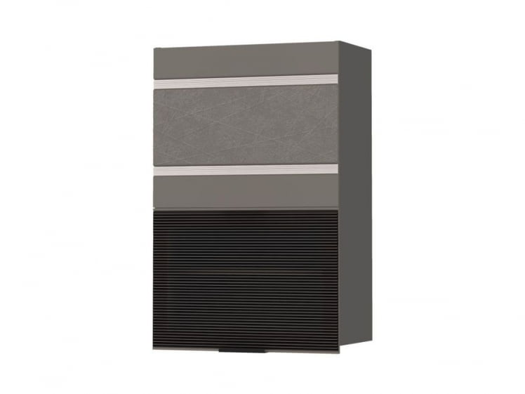 Шкаф-витрина со складной системой Грейс 105.80 Оникс Кубанит_0