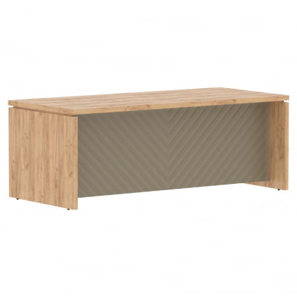 Стол руководителя Торр ЛУКС ТЛСТ 209Х Дуб Бофорд Капучино / Torr LUX TLST 209H_0