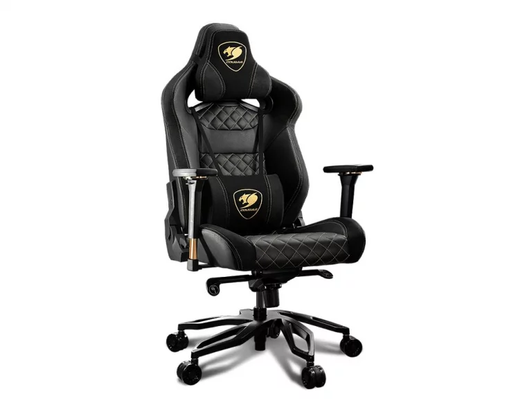 Кресло геймерское CОУГАР ТХРОНЕ РОЙАЛ Блаcк / COUGAR THRONE ROYAL Black_0