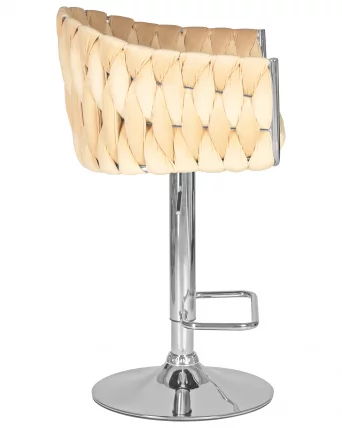 Стул барный ДОБРИН МАРCЕЛ Бежевый велюр МДЖ9-10 / DOBRIN MARCEL MJ9-10_2