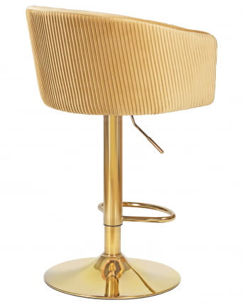 Стул барный ДОБРИН ДЭРCЙ ГОЛД (песочный велюр (1922-3)) / DOBRIN DARCY GOLD_3
