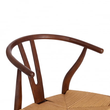 Стул ВИСХБОНЕ (мод.CБ2212) дерево вяз, 57*50.5*79.5, Темный Орех (№5) / WISHBONE (mod.CB2212)_7