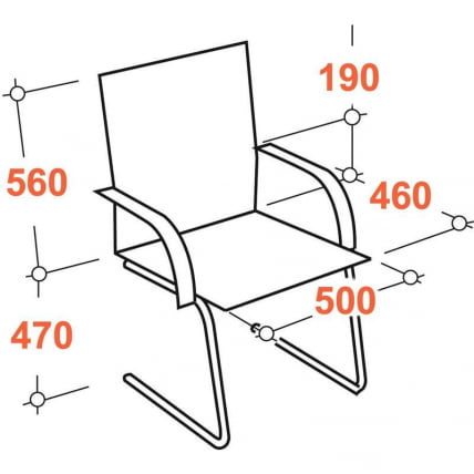 Конференц-кресло Ечаир-811 ВПЛ 622248 Черное / Echair-811 VPL_1
