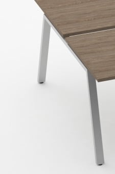 Л-образный металлический каркас с траверсами Дека 73.145.10 К Металлик матовый муар / Deka_0