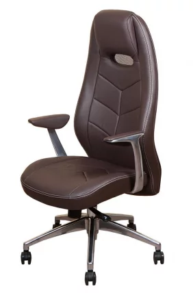 Кресло руководителя Бюрократ _Зен/Бровн / _Zen/Brown_1