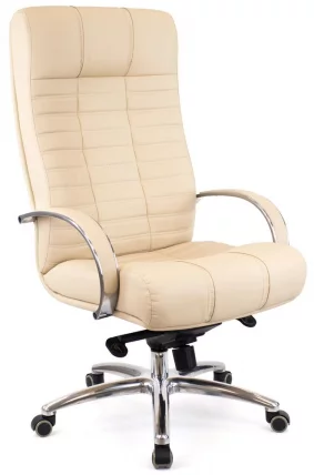 Кресло руководителя Атлант АЛ М кожа Бежевый / Atlant AL M_2