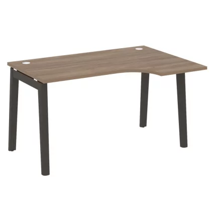 Стол эргономичный правый ОНИКС ВООД ОВ.СА-2(Р) Дуб Аризона/Темный / ONIX WOOD OW.SA-2(R)_0