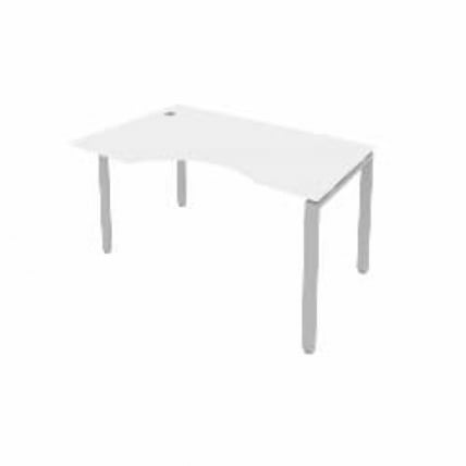 Стол письменный МЕТАЛ СЙСТЕМ Б.СА-2 Л Белый/Серый / METAL SYSTEM_0