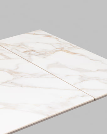 Стол раскладной Мармер 120-180*80*76 см керамика капучино / Marmer_9